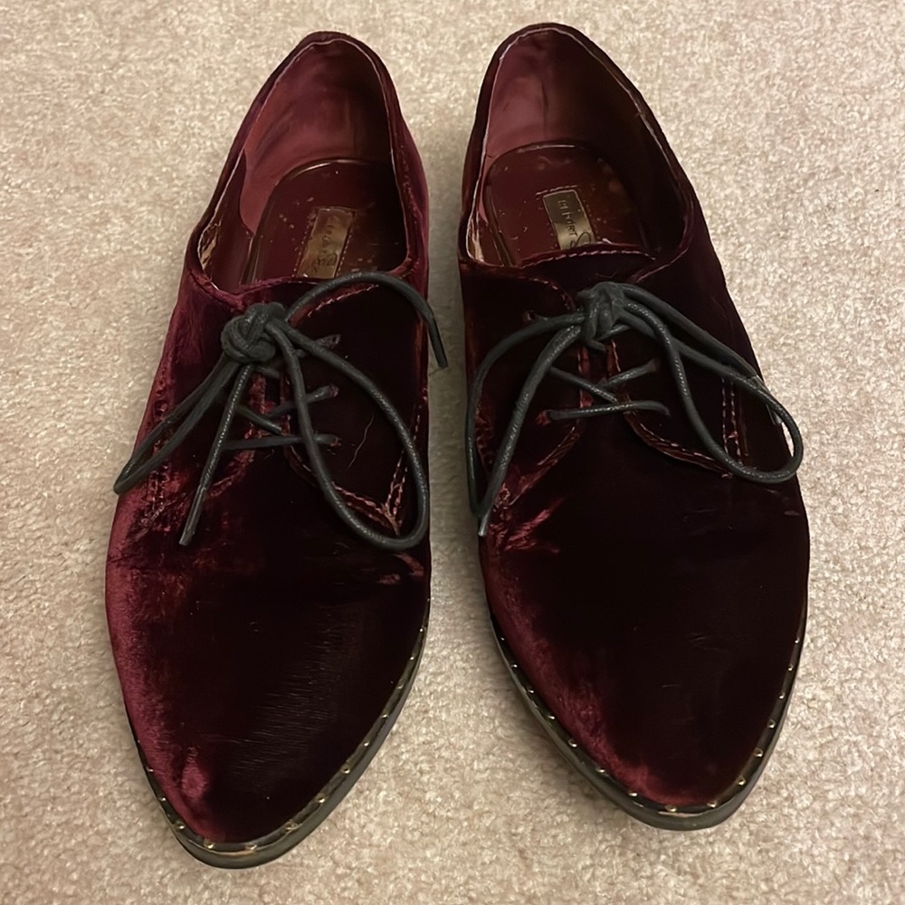 LF Velvet Oxfords